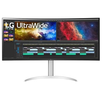 Монитор LG 38WP85C-W, 37.5" (95.25 cm) IPS панел, WQHD+, 300cd/m2, DP, HDMI, USB | JAR Computers LG 38WP85C-W