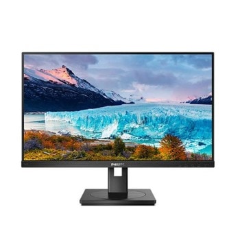 Монитор Philips 243S1/00, 23.8" (60.45 cm) IPS панел, 75Hz, Full HD, 4ms, 50 000 000:1, 250 cd/m2, DisplayPort, HDMI, RJ-45, USB Type C | JAR Computers Philips 243S1