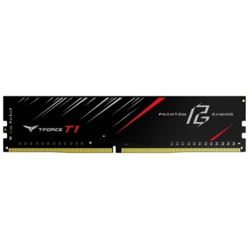 Памет 8GB (2x4GB) DDR4, 3000 MT/s, Team Group T1 Phantom Gaming BLS8G4D30AESBK, 1.35 V | JAR Computers Team Group Т1 Phantom Gaming 16GB