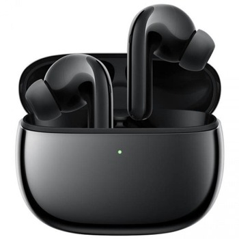 Слушалки Xiaomi FlipBuds Pro Black (BHR5114GL), микрофон, безжични, Bluetooth 5.2, тип "тапи", ANC активно премахване на шума, до 7 часа време на работа с едно зареждане, черни | JAR Computers Xiaomi FlipBuds Pro Black BHR5114GL