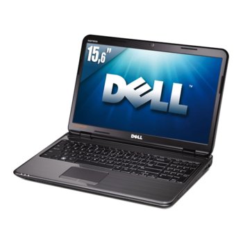 Лаптоп 15.6" (39.62 cm) DELL Inspiron M5010, "Mars Black" N0675, Athlon™ II X2 P360 2.3GHz, HD LED Display & ATi 550v 1GB (HDMI), 4GB DDR3, 640GB, DVDRW, 802.11n, bluetooth, camera, Linux, 2.7kg, 2г. гаранция | JAR Computers 15.6" (39.62 cm) DELL Inspiron M5010