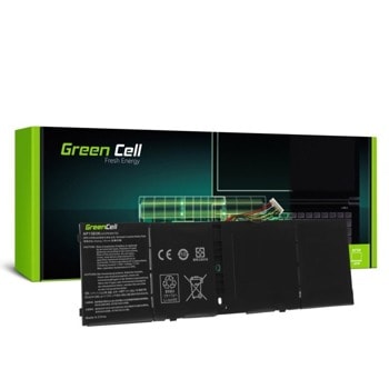 Батерия (заместител) за лаптоп Acer, съвместима с Aspire V5-552/V5-572/V5-573/V7-581/R7-571, 4-cell, 15V, 3400 mAh | JAR Computers Green Cell AC48