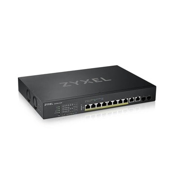 Суич ZyXEL XS1930-12HP, 10000Mbps, 12 порта, 8x 100M/1G/2.5G/5G/10G + 2x 10GbE, 2x 10-Gigabit SFP+ | JAR Computers ZyXEL XS1930-12HP