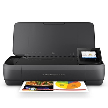 Мултифункционално мастиленоструйно устройство HP OfficeJet 250 Mobile AiO Printer, цветен принтер/копир/скенер, 1200 x 1200 dpi, 10 стр/мин, WI-FI, USB, А4 | JAR Computers HP OfficeJet 250 Mobile AiO Printer