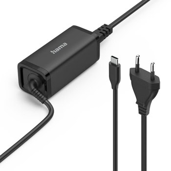 Захранване (заместител) за лаптопи, универсално, 20V/3.25A/65W, USB Type-C | JAR Computers Hama 200023