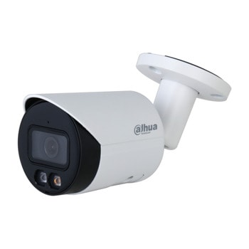 IP камера Dahua IPC-HFW2549S-S-IL-0280B, насочена "bullet" камера, 5MPix(2960x1668@20fps), 2.8mm обектив, H.265+/H.265/H.264+/H.264/H.264H/H.264B/MJPEG, IR осветеност (до 30 метра), външна IP67, PoE, microSD до 256GB, микрофон | JAR Computers Dahua IPC-HFW2549S-S-IL-0280B