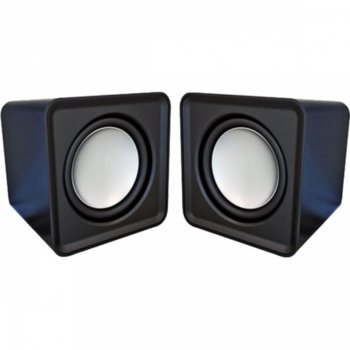 Тонколони Omega OG01 Black, 2.0, 6W RMS( 2x 3W RMS), USB, черни, компактни | JAR Computers Omega OG01 Black 37505