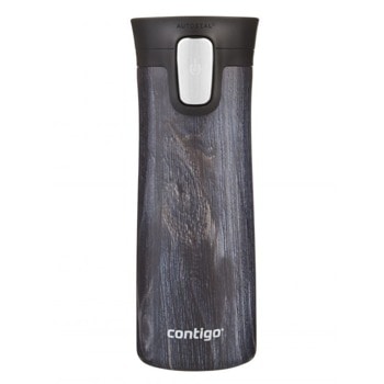 Термочаша Contigo Pinnacle Couture Indigo Wood, 0.42л., неръждаема стомана, черна | JAR Computers Contigo Pinnacle Couture Indigo Wood 2104545