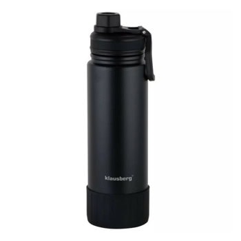 Термо бутилка Klausberg KB 7637, 0.72л., неръждаема стомана, двустенна, черна | JAR Computers Термобутилка Klausberg KB 7637