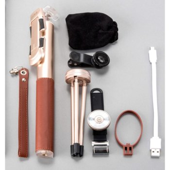 4smarts Basic Leather Bluetooth Selfie Stick 27153