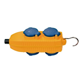 Разклонител Brennenstuhl BS1081070010, 4 гнезда, IP54, без кабел, жълт | JAR Computers Разклонител Brennenstuhl BS1081070010