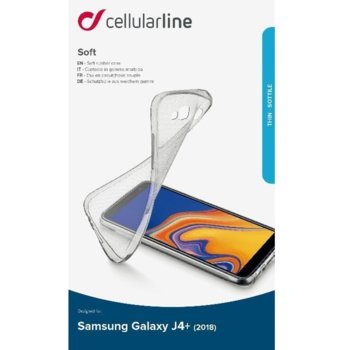 Прозрачен калъф Soft за Samsung Galaxy J4+ 2018