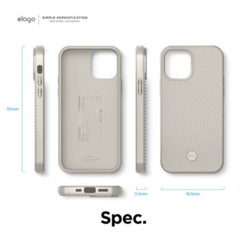 Калъф Elago за iPhone 12 / 12 Pro ES12CU61-ST