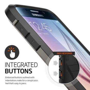 Spigen Tough Armor Case for Galaxy S6 gunmetal