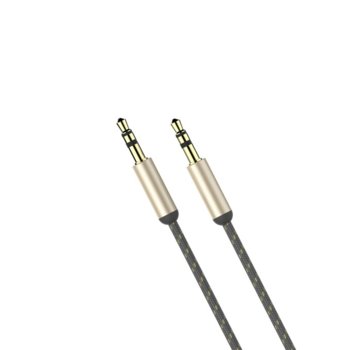 Allocacoc AUXcable Gold Flat 10760