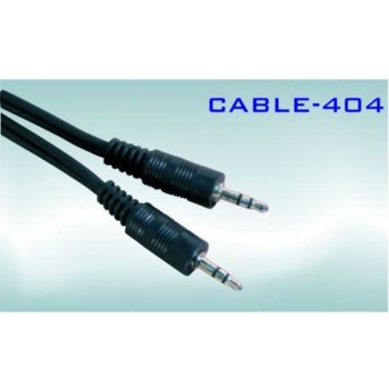 Кабел Royal CABLE-404/10, от 3.5mm жак(м) към 3.5mm жак(м), 10m, черен, никелирани конектори | JAR Computers Royal CABLE-404/10 21006504
