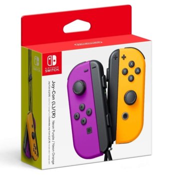 Геймпад Nintendo Switch Joy-Con, за Switch, безжичен, лилав и оранжев | JAR Computers Nintendo Joy-Con purple/orange