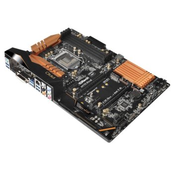 Дънна платка ASRock H170 Pro4, H170, LGA 1151, DDR4, PCI-E (HDMI&DVI)(CFX), 6x SATA3 6.0Gb/s, 1x SATA Express, 1x M.2 Socket, 6x USB 3.0, ATX | JAR Computers ASRock H170 Pro4