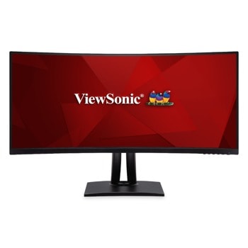 Монитор ViewSonic VP3481a, 34" (86.36 cm) Curved MVA панел, 100Hz, WQHD+, 5ms, 50 000 000:1, 400 cd/m2, DisplayPort, HDMI, USB Hub, RJ45 | JAR Computers ViewSonic VP3481a