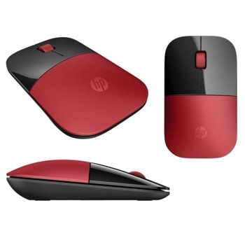 HP Z3700 Red Wireless Mouse V0L82AA