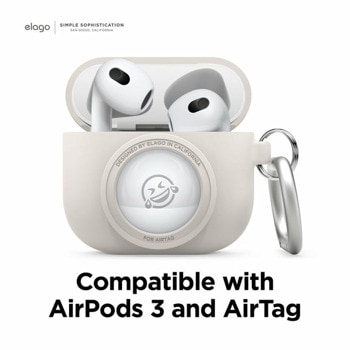 Snapshot Silicone Case за Apple AirPods 3 бежов