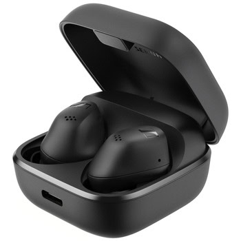 Слушалки Sennheiser ACCENTUM True Wireless, безжични, Bluetooth, микрофон, 7mm TrueResponse динамични мембрани, Hybrid Adaptive ANC, до 8 часа време на работа, черни | JAR Computers Sennheiser ACCENTUM True Wireless Black 700262