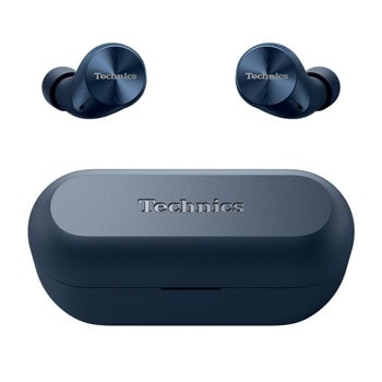 Слушалки Technics EAH-AZ60M2, безжични, Bluetooth, MEMS микрофон, хибридно шумопотискане, 8mm говорители, IPX4 защита, сини | JAR Computers Слушалки Technics EAH-AZ60M2 Blue