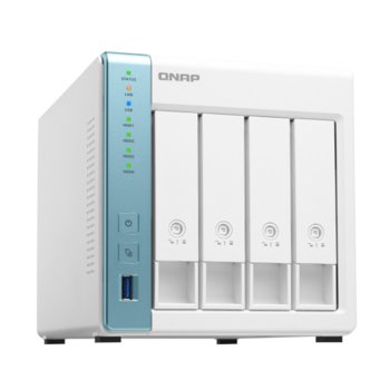 Мрежови диск (NAS) Qnap TS-431K, Alpine AL214, без твърд диск (x 3.5-inch SATA 6Gb/s, 3Gb/s), 1GB DDR3, 2x LAN 10/100/1000, 3x USB 3.2 Gen 1 | JAR Computers Qnap TS-431K NAS