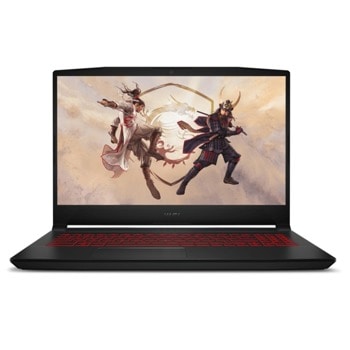 Лаптоп MSI Katana GF66 11UE (9S7-158112-424-16GB), шестядрен Tiger Lake Intel Core i5-11400H 2.7/4.5 GHz, 15.6" (39.62 cm) Full HD IPS 144Hz Anti-Glare Display & RTX 3060 6GB, (HDMI), 16GB DDR4, 512GB SSD, 1x Type-C USB3.2 Gen1, No OS | JAR Computers MSI Katana GF66 11UE
