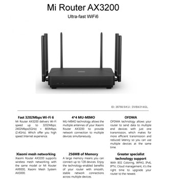 XIAOMI Mi Router AX3200 DVB4314GL