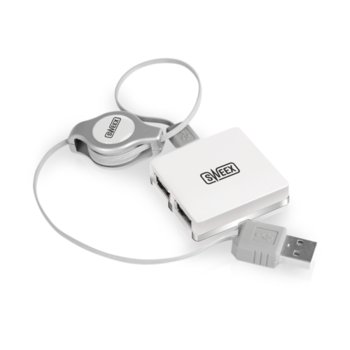 USB HUB 4xUSB2.0 Sweex "Cocos White"