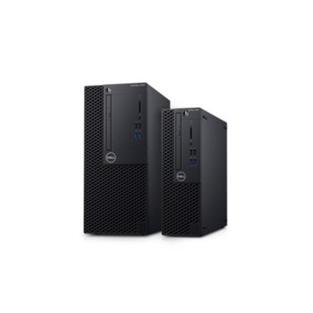 Настолен компютър Dell OptiPlex 3060 MT (S021O3060MTCEE), шестядрен Coffee Lake Intel Core i5-8500 3.0/4.1 GHz, 1TB HDD, 4x USB 3.1, клавиатура и мишка, Windows 10 | JAR Computers Dell OptiPlex 3060 MT S021O3060MTCEE