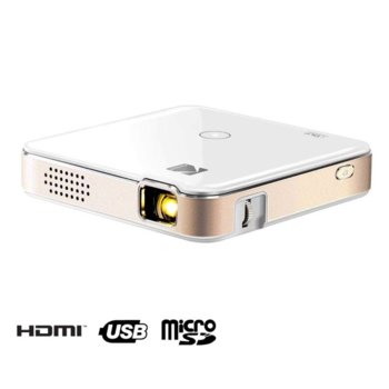 Проектор Kodak Luma 150, преносим, DLP, 720 x 1080, 1500:1, 150 lm, HDMI, USB, Wi-Fi, MicroSD | JAR Computers Kodak Luma 150