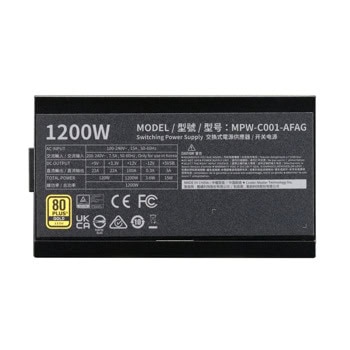 Cooler Master Elite Gold 1200 MPW-C001-AFAG-BEU | JAR Computers Cooler Master Elite Gold 1200 MPW-C001-AFAG-BEU