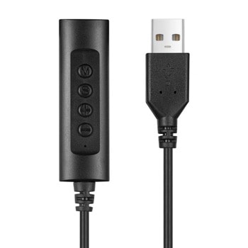 Външна звукова карта SANDBERG SNB-134-17, от USB А(м) към 3.5mm(ж), 1.5m | JAR Computers SANDBERG SNB-134-17