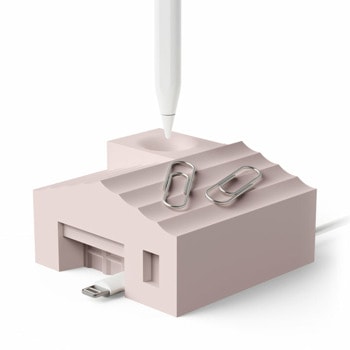Поставка за стилус Apple Pencil и други, Elago Apple Pencil Silicone Home Stand, силиконова, розова image