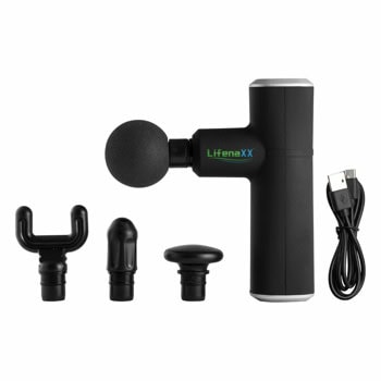 Масажор Lifenaxx PRO LX-041, 25W, 4 регулируеми нива на интензивност, 2000mAh батерия, черен | JAR Computers Lifenaxx PRO LX-041