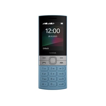 GSM Nokia 150 DS 2023(син), поддържа 2 SIM карти, 2.4"(6.10cm), QVGA TFT дисплей, VGA камера, microSD до 32GB | JAR Computers NOKIA 150 DS BLUE 2023