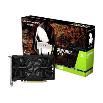 Видео карта Nvidia GeForce GTX 1650, 4GB, Gainward GeForce GTX1650 Ghost, PCI-E 3.0, GDDR6, 128-bit, DisplayPort, HDMI | JAR Computers Gainward GeForce GTX1650 Ghost