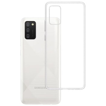 Калъф за Samsung Galaxy A02s, термополиуретанов, 3МК Clear Case, прозрачен image