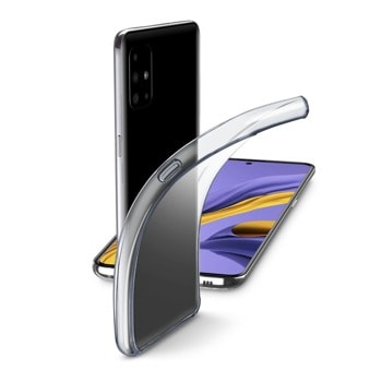 Калъф за Samsung Galaxy A51, гумен, Cellularline Fine, прозрачен | JAR Computers Cellularline Fine Samsung Galaxy A51