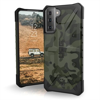 Калъф за Samsung Galaxy S21 Plus, удароустойчив, хибриден, Urban Armor Pathfinder, зелен камуфлаж | JAR Computers Urban Armor Pathfinder 212827117271