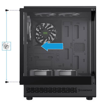 кутия gamemax vista coc ab черна