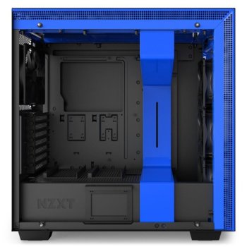 Кутия NZXT H700i Smart Mid-Tower, Black/Blue