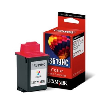 Касета LEXMARK ColorJetPrinter 1000/1020/1100/2030/2050 - Color - P№ 13619HC - заб.: 200p | JAR Computers Касета LEXMARK ColorJetPrinter 1000/1020/1100