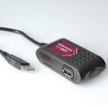 Кабел Roline 12.99.1089, от USB Type A(м) към 2x USB Type A(ж), 5m, удължителен, черен | JAR Computers ROLINE 12.99.1089 :: VALUE USB 2.0 2 порта 5.0 м
