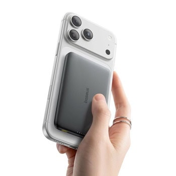 baseus picogo am41 qi2 power bank 10000mah черен