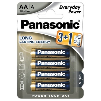 Батерии алкални Panasonic LR06/4BP EPS, AA, 4бр. | JAR Computers Батерии алкални Panasonic LR06/4BP EPS