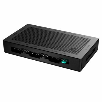 Вентилаторен хъб DeepCool R-SC790-BKNSNN-G, 3 pin ADD-RGB 5V VDG, 4-pin PWM, черен | JAR Computers DeepCool R-SC790-BKNSNN-G