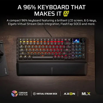 corsair vanguard 96 black ch-91e901e-na